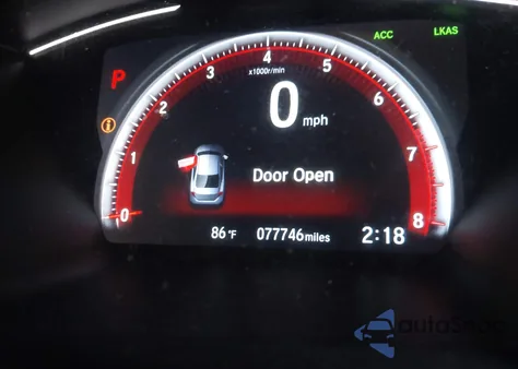 2019 Honda Civic Sport z USA, uszkodzony, nr VIN 2HGFC2F87KH516995